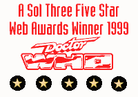 Sol 3 Doctor Who Web Award - 5 Stars